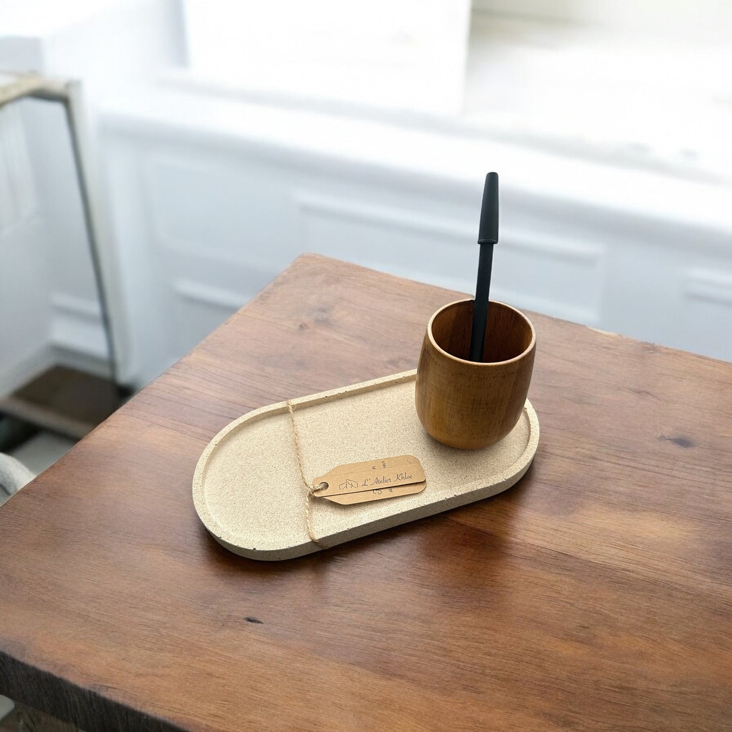 Trays, small handmade trays with a raw granite finish